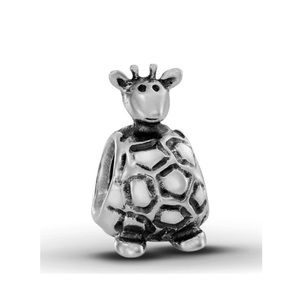 Retired Sterling Silver Giraffe Pandora Charm